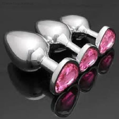 3 Pcs Set Luxury Metal Butt Plug Toys