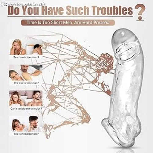 3 Sizes Reusable Penis Sleeve