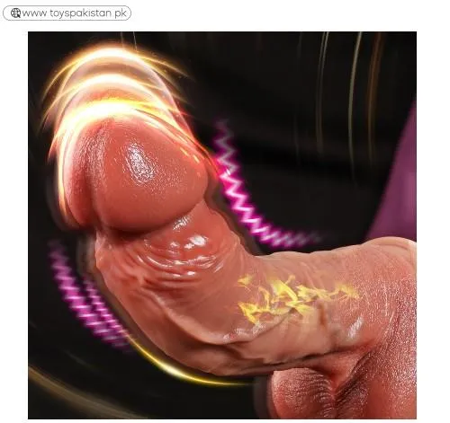 Realistic Curved Thrusting Dildo Vibrator Sex Toys