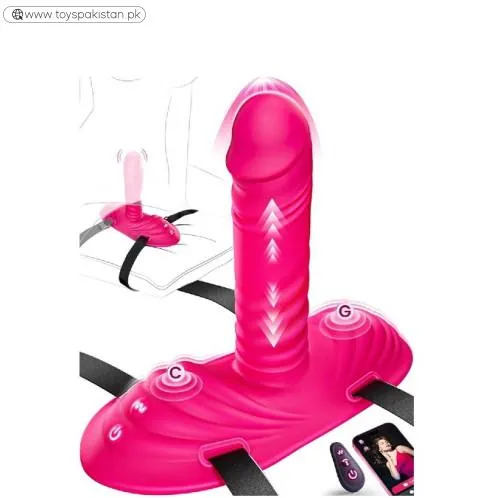 BEISAR Thrusting Dildo Vibrator Riding Grinding Sex Toy