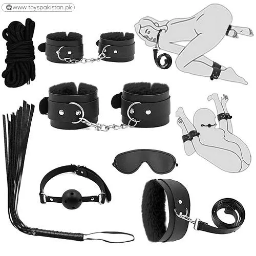 7-pcs Bdsm Kit For Beginners