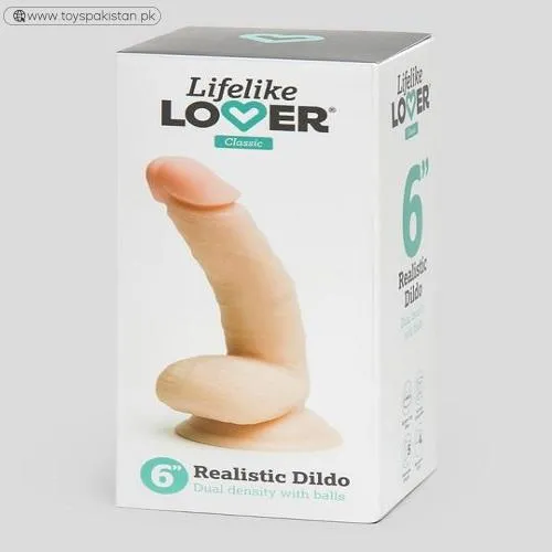 6 Inch Dildo Lifelike Lover Luxe Ultra Realistic Silicone