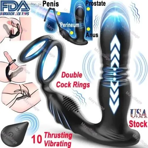 Anal Vibrator Prostate Massager With Cock Ring