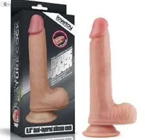 8.6 Inch Long Feels Real Skin Dildo In Pakistan