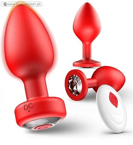Anal Butt Plug Adult Sex Toy Wireless Remote Control Vibrating