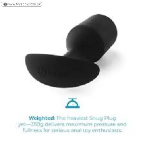 B-vibe Snug Plug 5, Weighted Silicone Butt Plug