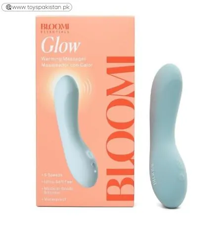 Bloomi Glow Warming Massager, Silicone Wand Massager for Pleasure