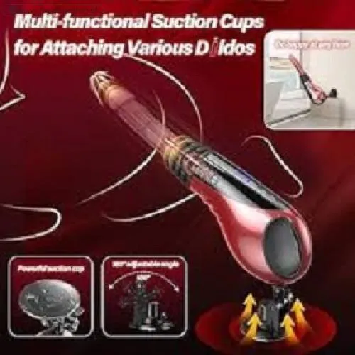 Funnyone Thrusting Vibrator And Heat & Remote 6 Attachments