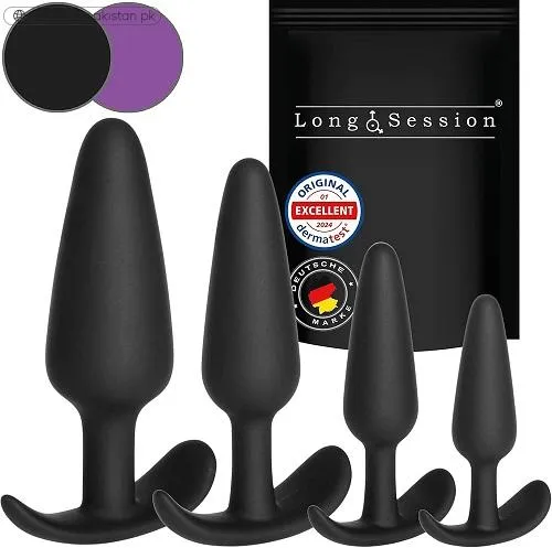 Long Session Silicone Butt Plugs Set