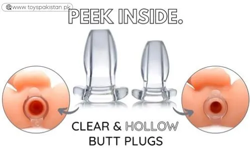 Master Series Gape Glory Clear Hollow Plug