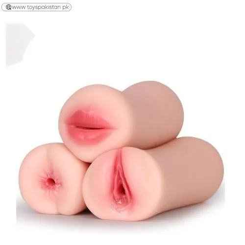 Pack of 3 Pocket Pussies Sex Toys for Men