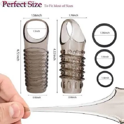 Penis Sleeve Extender Cock Ring Sex Toys