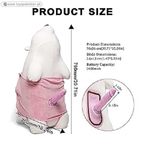 Polar Teddy Bear Sex Toy Dildo Vibrator