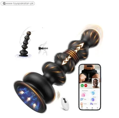 Thrusting Anal Beads Prostate Massager BEISAR Anal Vibrator