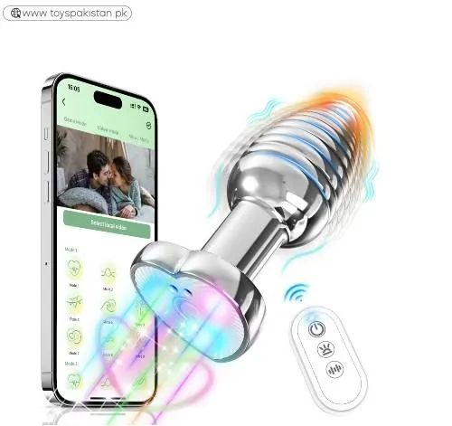 Vibrating Anal Plug Sex Toys - Light Up Butt