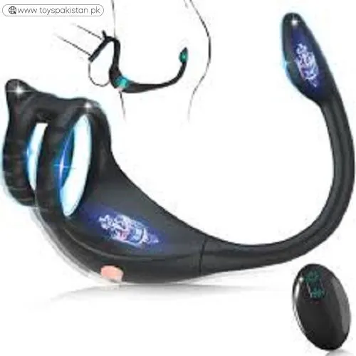 Vibrating Cock Ring Taint Stimulator With Mini Bullet