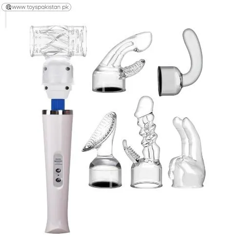 Wand Massage Vibrator Attachments Set, 6 Piece